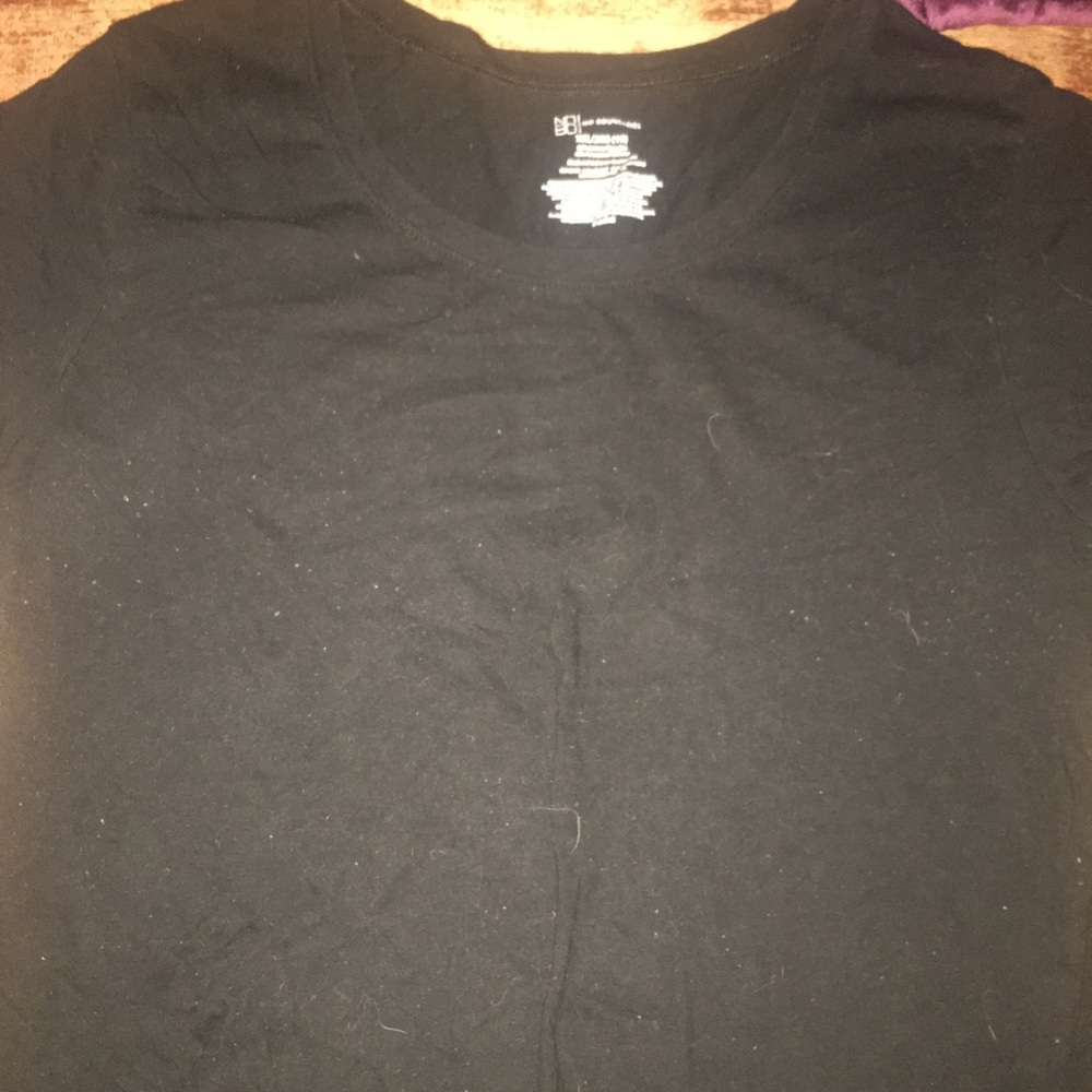 nobo black short sleeve tee shirt